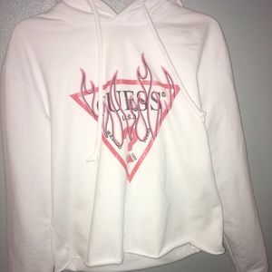 Guess cropped hoodie